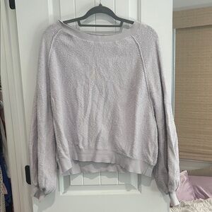 Women's Light Purple Textured Sweater